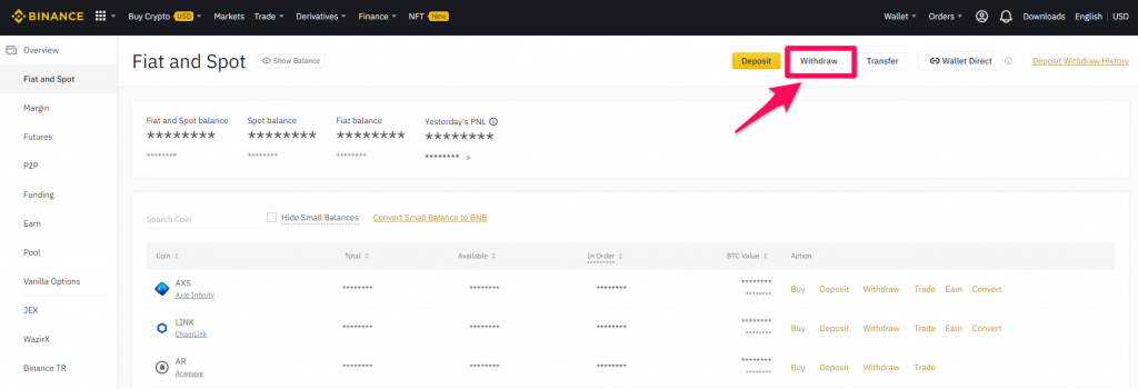 Binance to MetaMask