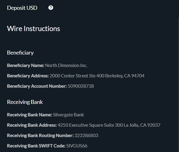 Deposit FTX
