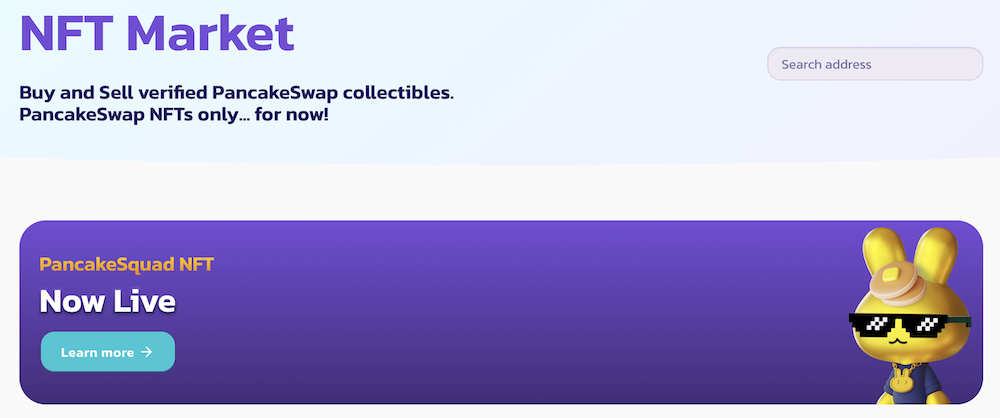 Pancake Swap NFT Marketplace