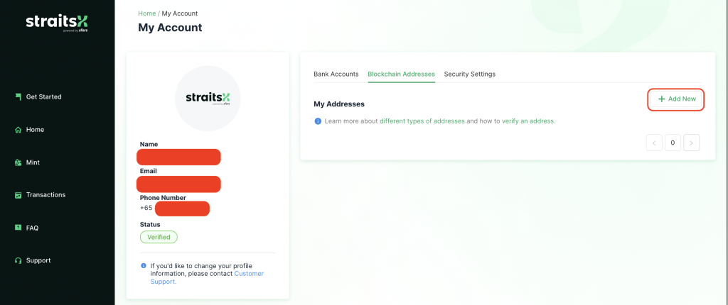 StraitX ERC 20