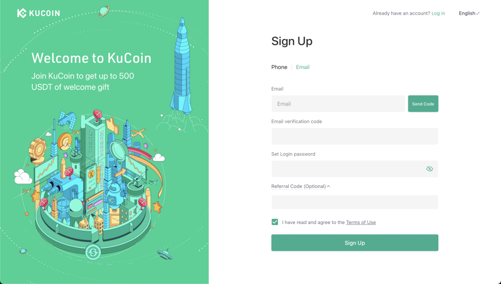 Kucoin Signup
