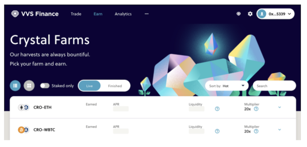 Farm On VVS Finance: The First Automated Money Maker DEX Built On The Cronos Blockchain