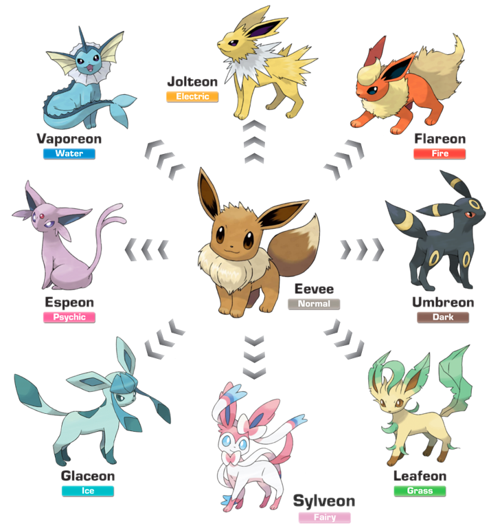 Eevee evolution