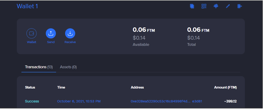 Fantom fWallet