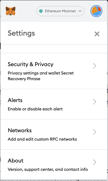 Cronos Metamask