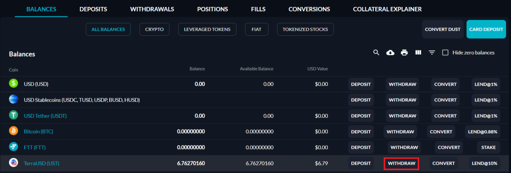 FTX crypto exchange