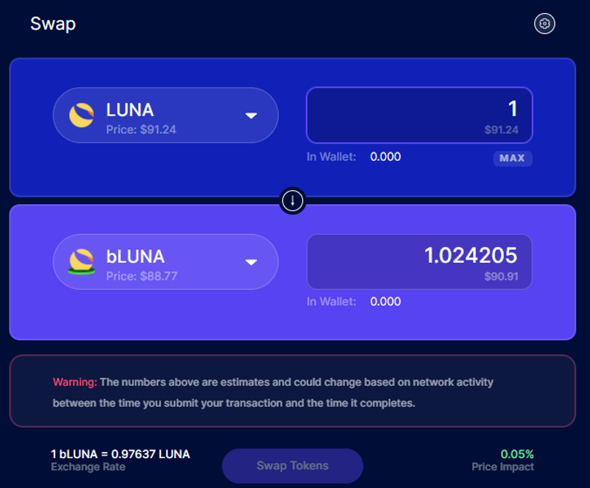 Arbitrage Luna