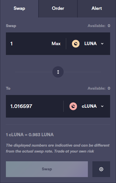 Arbitrage Luna