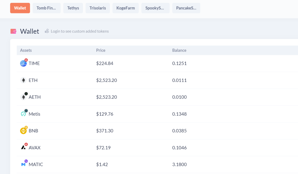 Debank Crypto Portfolio Tracker