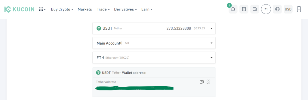 Transfer from Huobi to Kucoin