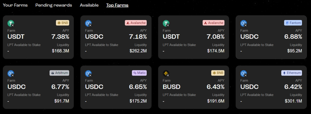 stargate stablecoin returns apy