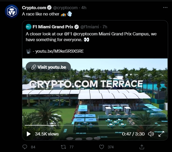 Over US$100 Million: Here Are The Top 5 Marketing Plays By Crypto.com