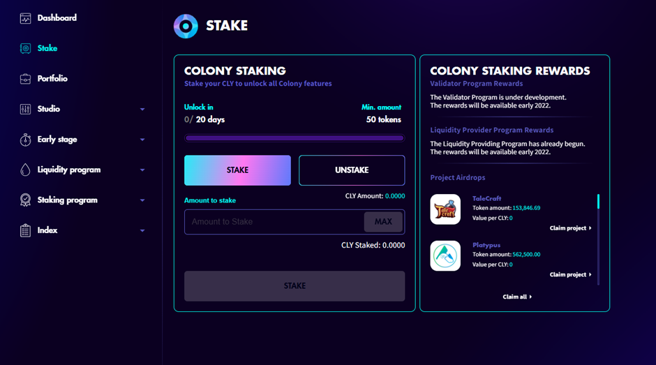 Colony Lab Avalanche Network