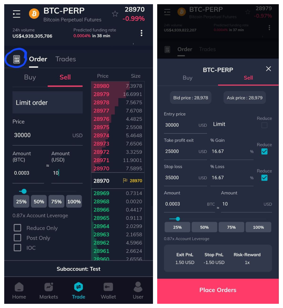 Profiting During A Crypto Crash; A Beginner's Guide To Short Bitcoin On FTX Pro (Mobile)