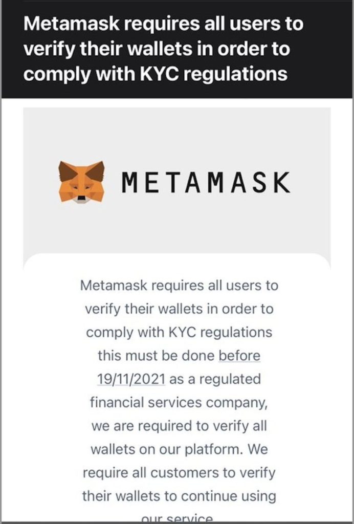 metamask kyc scam