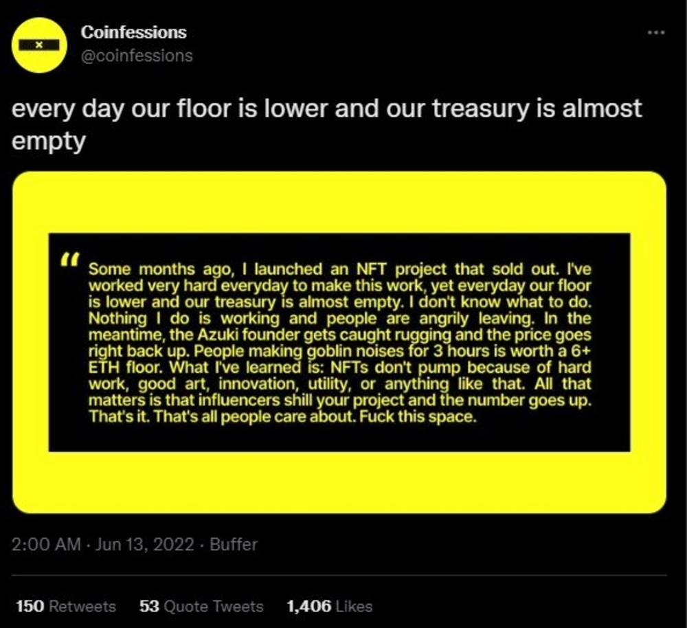 It's Time To Coinfess - Twitter Crypto Confessions We Should Learn From