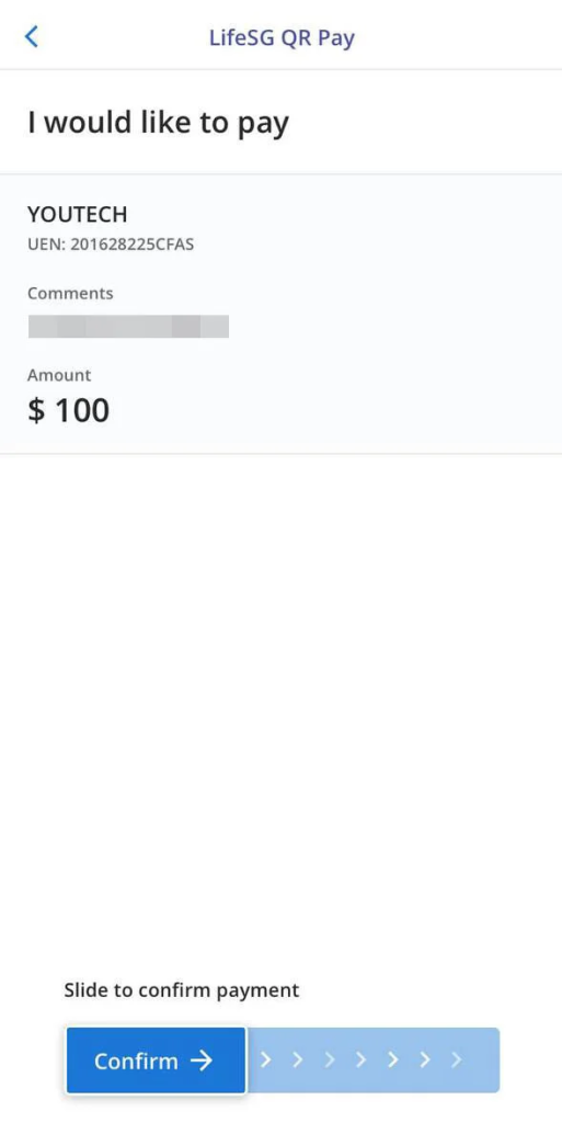 LifeSG QR Pay