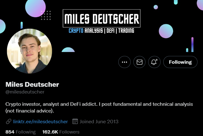 We Asked Crypto Banter Host Miles Deutscher About Crypto Hacks, L1s, And His Biggest Degen Story