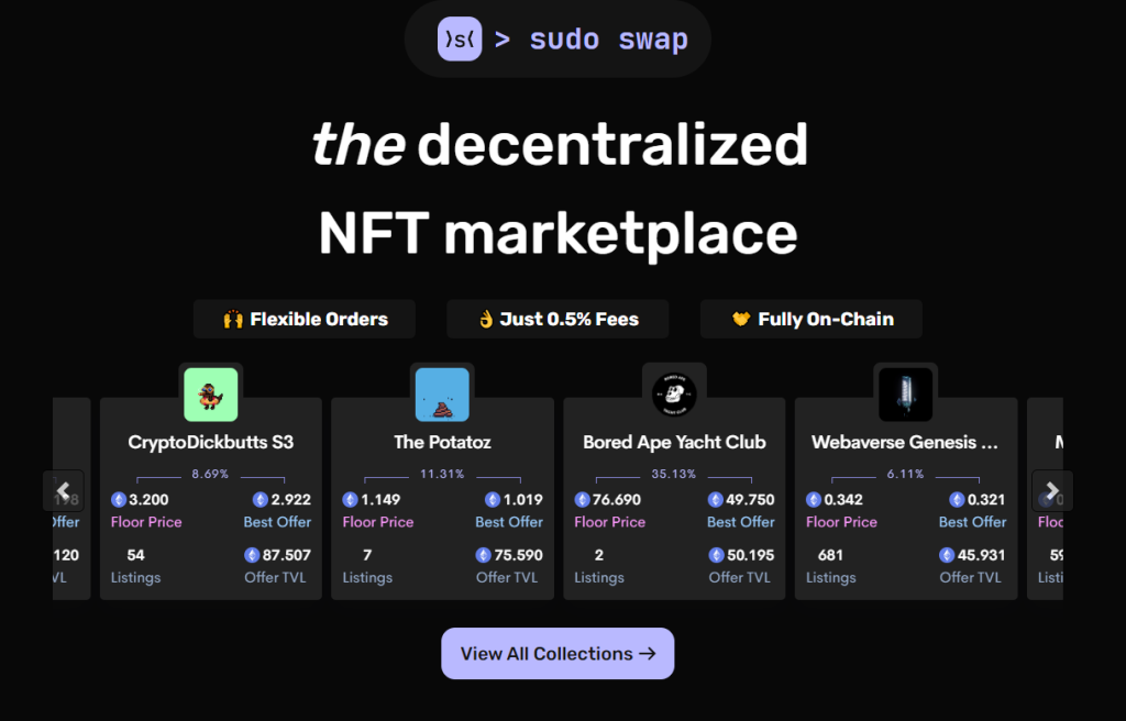 Sudoswap: The Next Generation NFT Marketplace With No Royalties