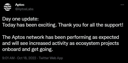 A Complete Run Down On What Happened To Aptos On Launch Day