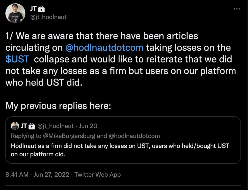 Revealed: Hodlnaut Employees Allegedly Instructed To Withdraw Funds While Users Went Bankrupt