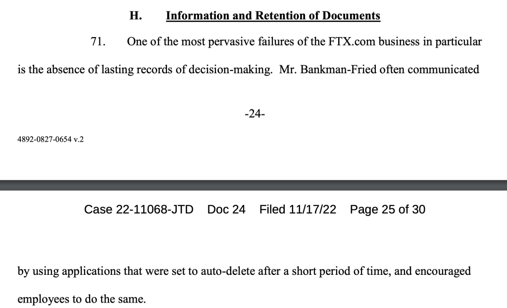 Latest Court Fillings Reveal Dirty Little Secrets Of FTX
