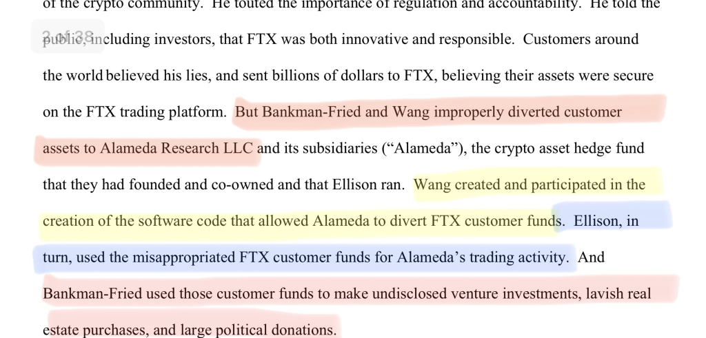 10 Key Takeaways Of Caroline And Gary Ratting On SBF To The FEDs