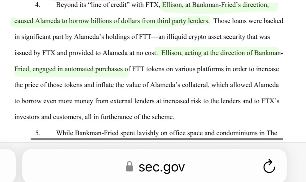 10 Key Takeaways Of Caroline And Gary Ratting On SBF To The FEDs
