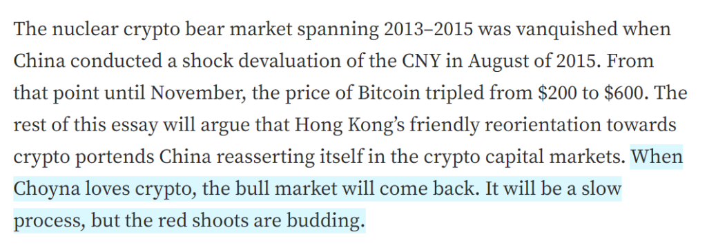 How China Will Trigger The Next Crypto Bull Run