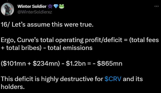 I Looked Into The Tokenomics Of Curve And I Deeply Regretted It