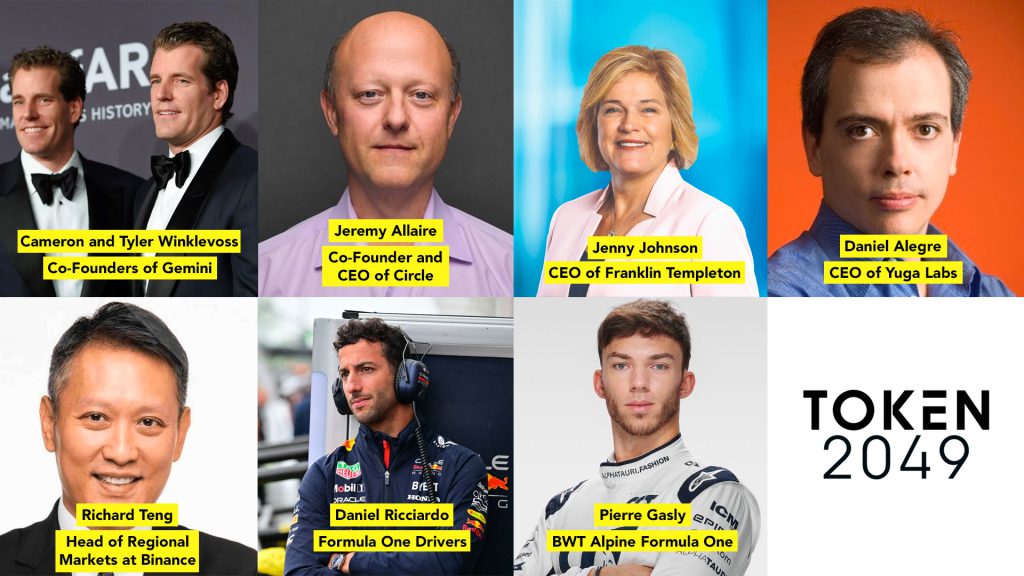 TOKEN2049 Singapore Hits 300 Sponsor Milestone, Announces New Headline Speakers 